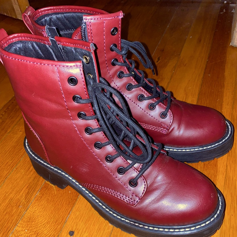 Madden Girl Carra Combat Boots FREE SHIPPING